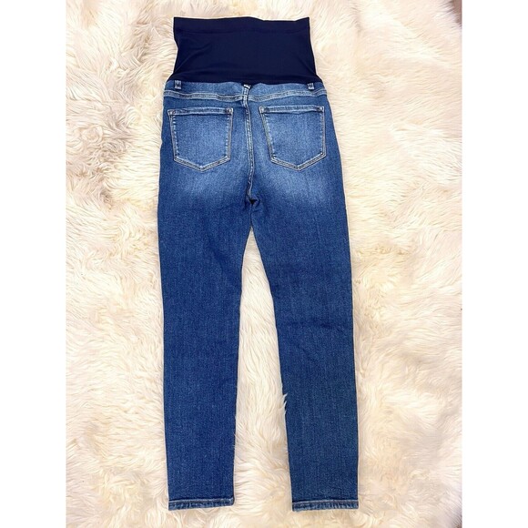Pinkblush Medium Wash Stretch Skinny Maternity Jeans size 25 Blue - Picture 8 of 11